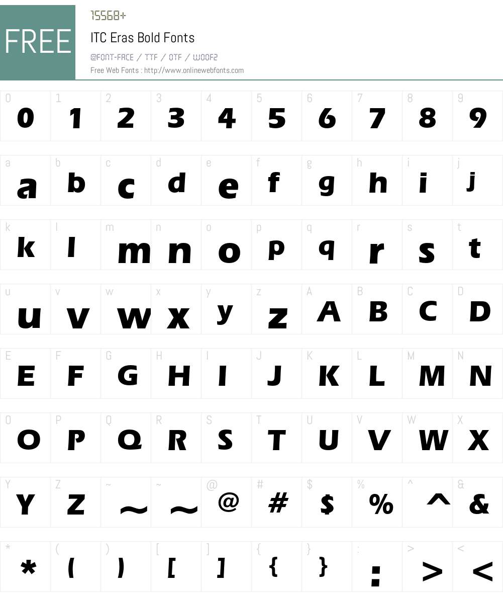 Eras font free download