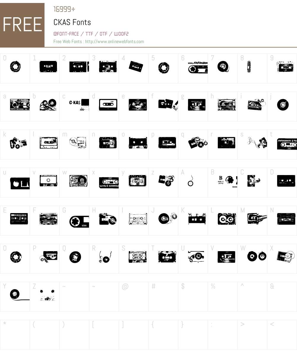 CKAS Font Screenshots