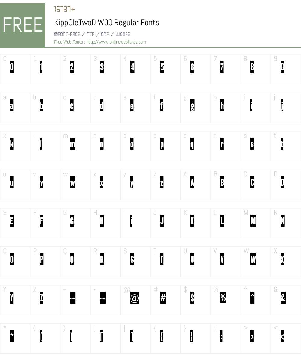 Kipp Clean Font Screenshots