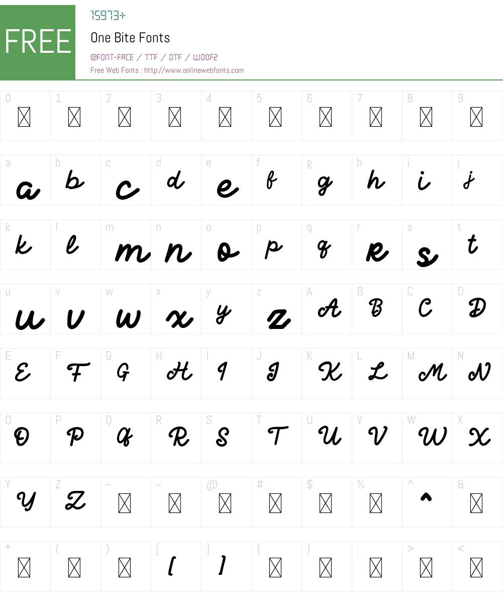 one-bite-1-004-fontself-maker-3-5-4-fonts-free-download