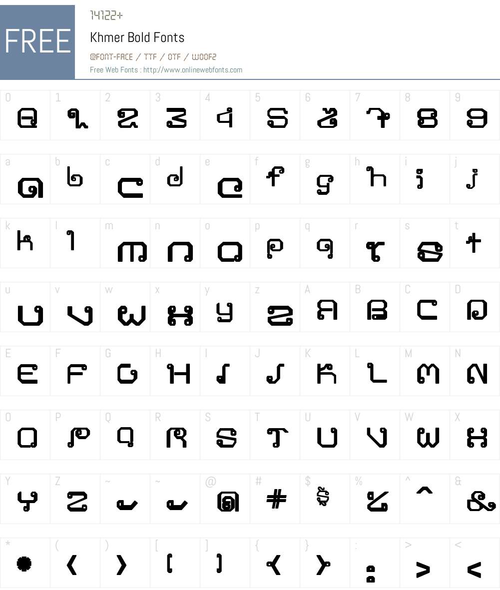 Khmer Font Screenshots