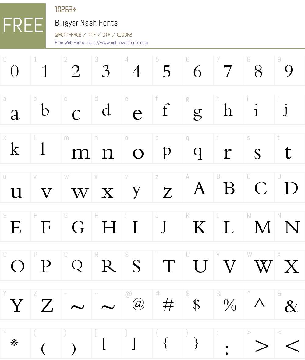 not included. Font Screenshots