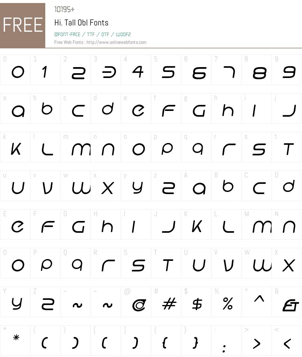 Hi. Font Screenshots