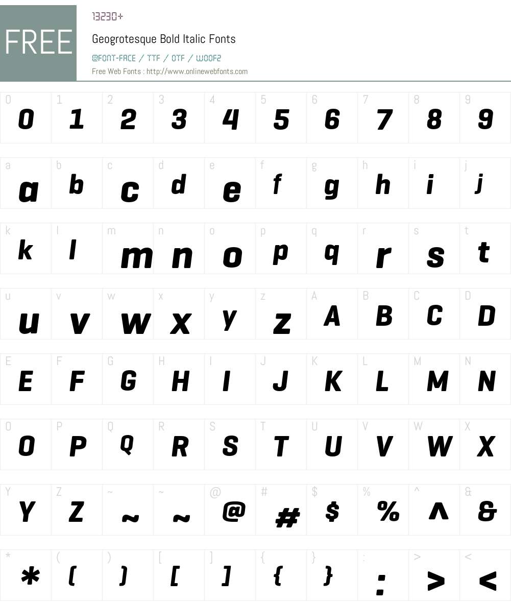 Geogrotesque Font Screenshots