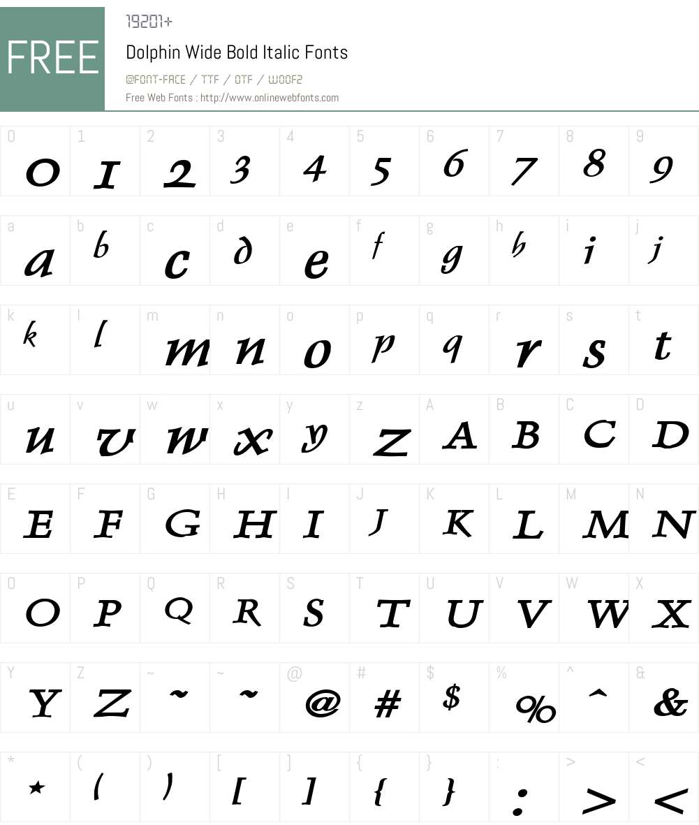 Dolphin Wide Font Screenshots