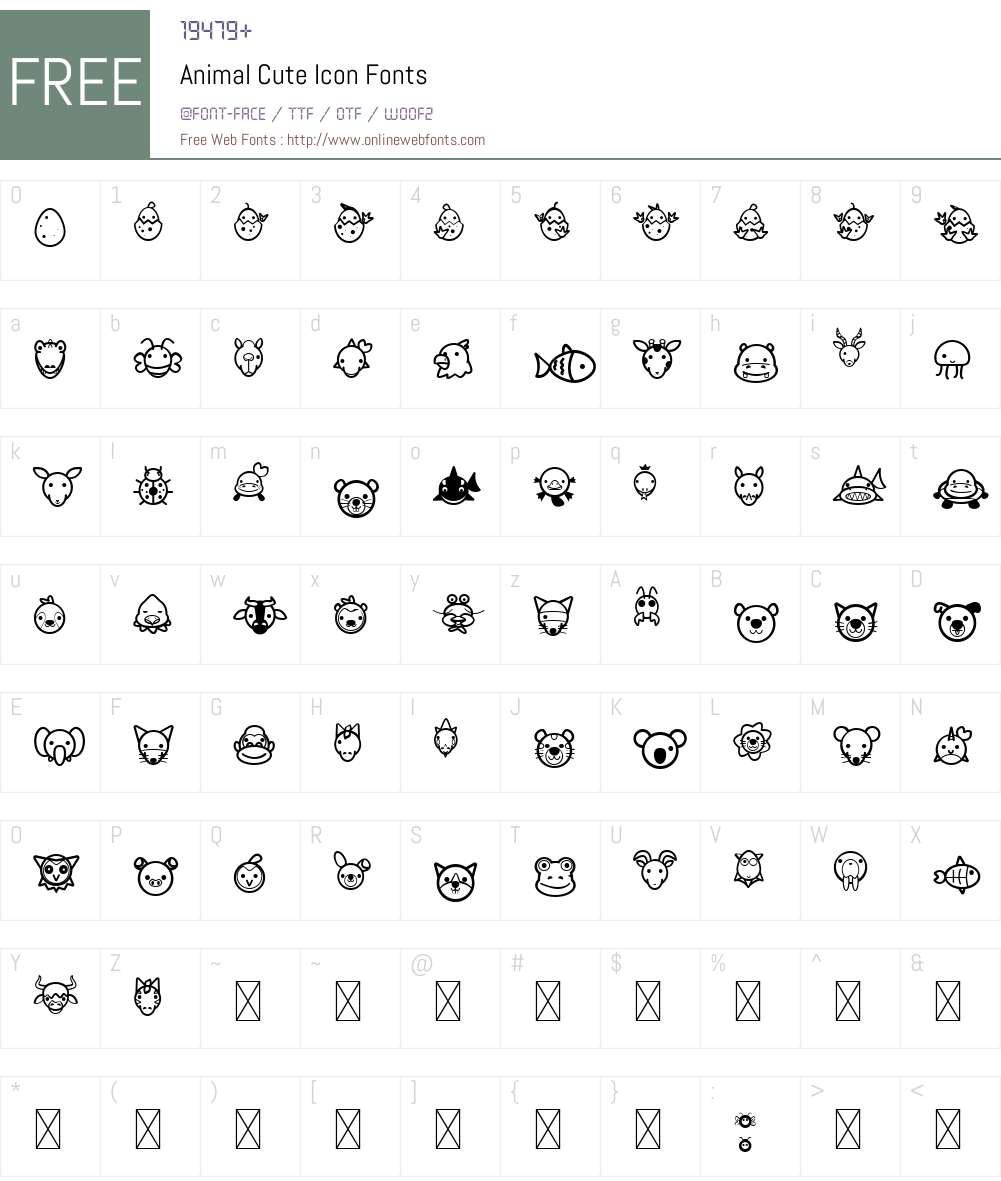 Animal Cute Icon 1.011;fontself Maker 3.5.4 Fonts Free Download 