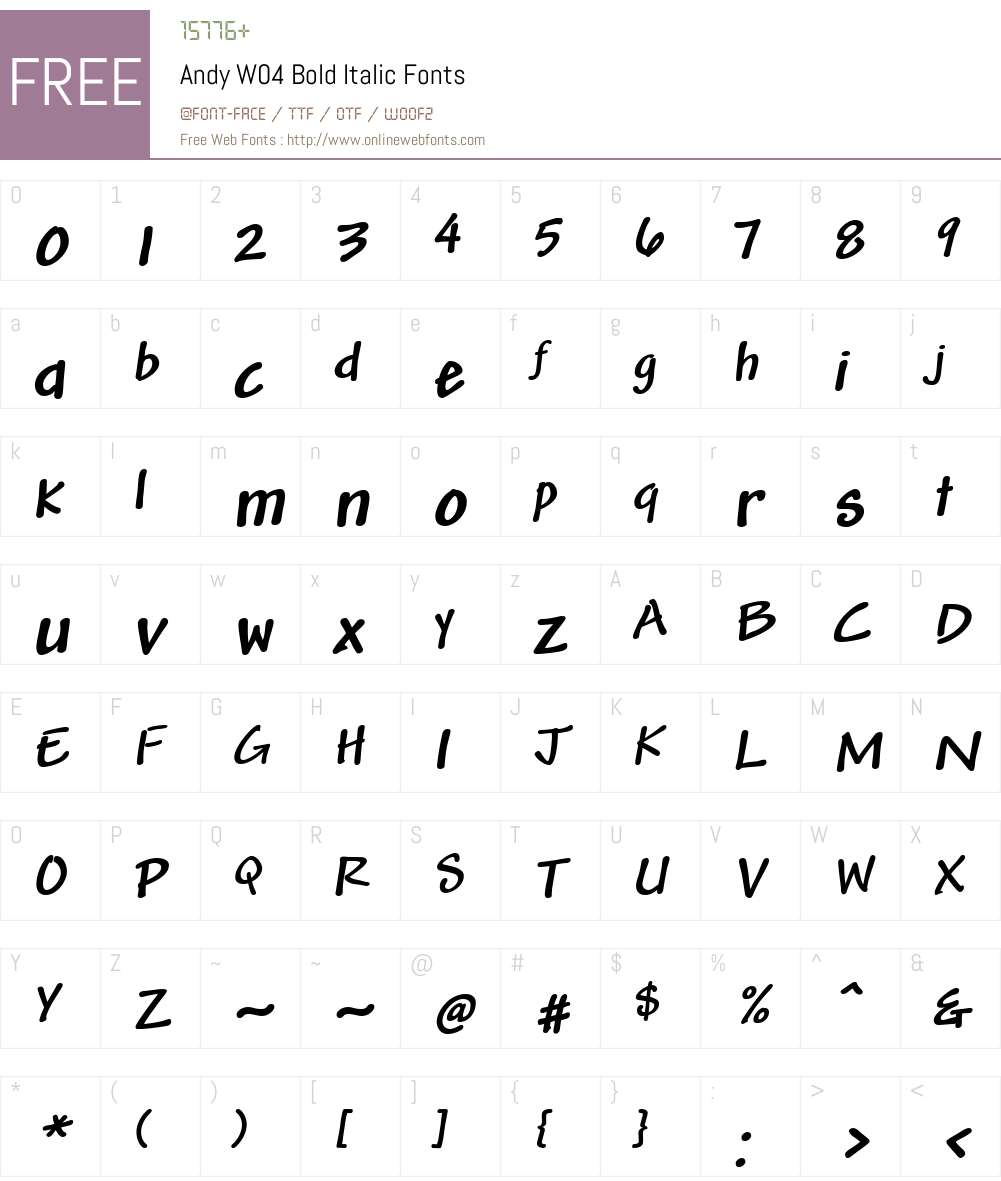 Andy Font Screenshots