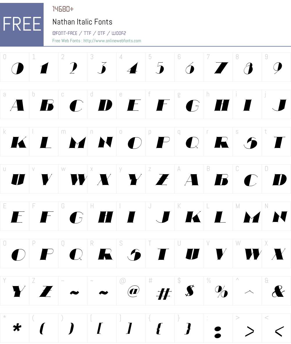 Nathan Font Screenshots