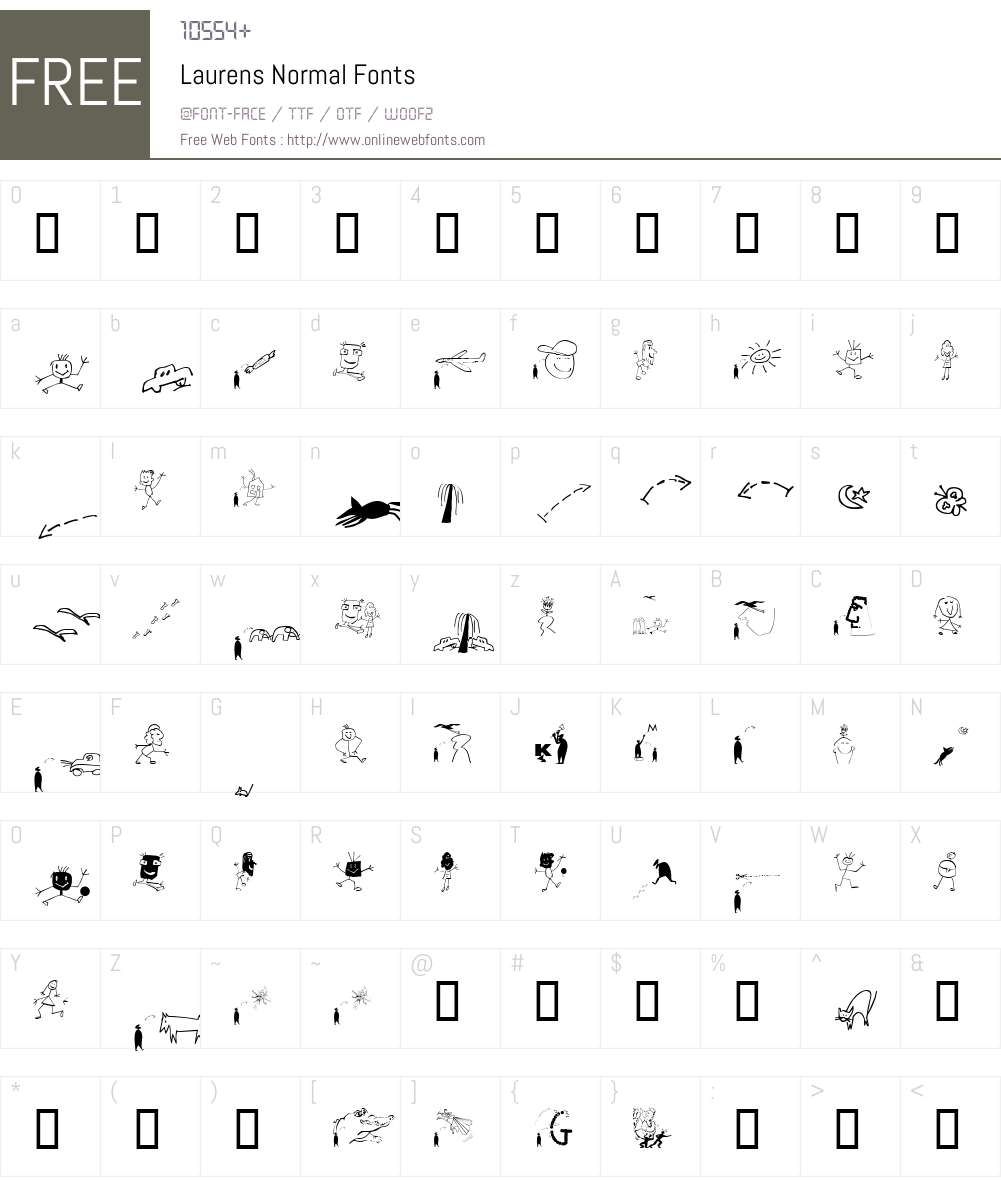 Laurens Font Screenshots