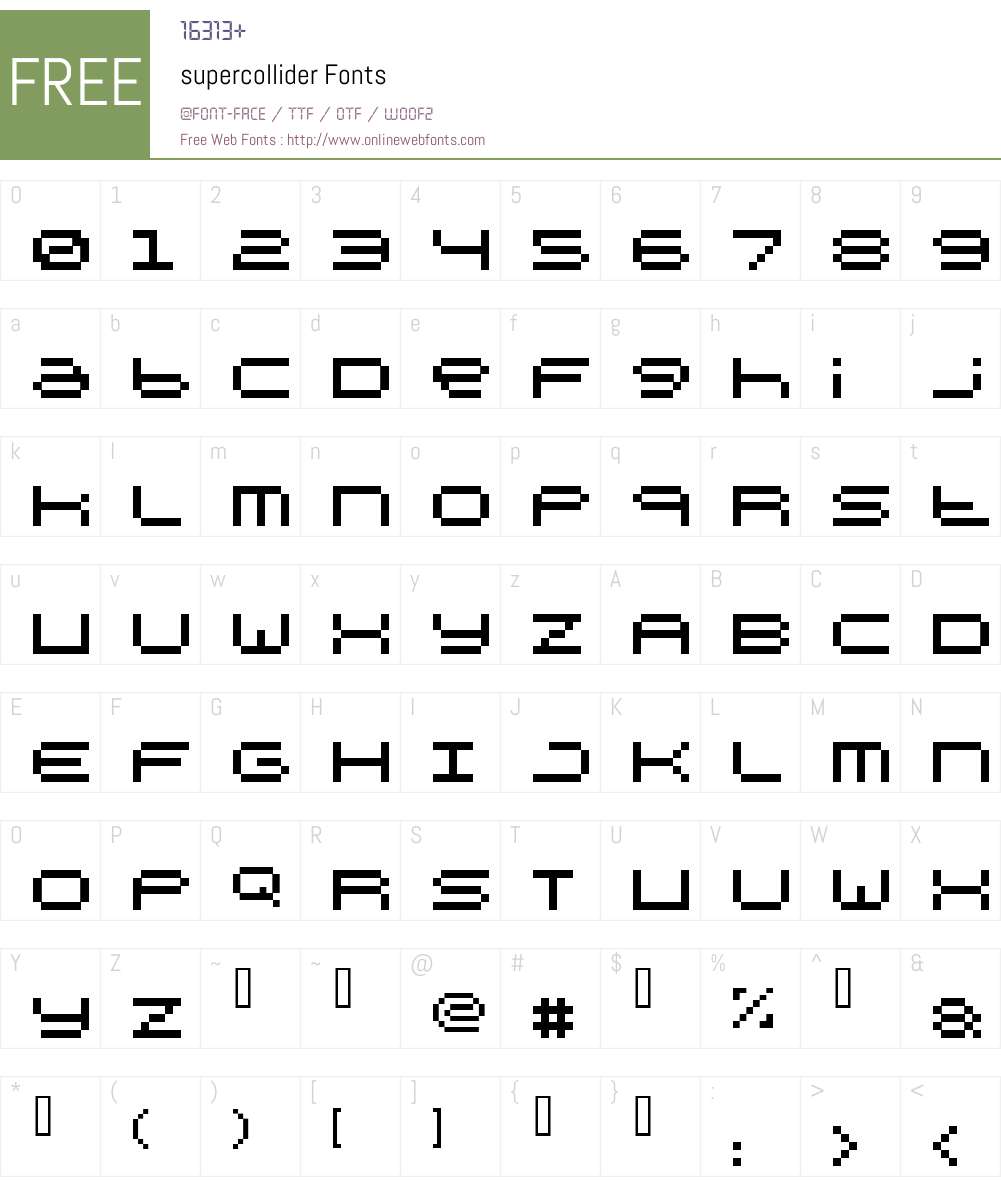 supercollider Font Screenshots