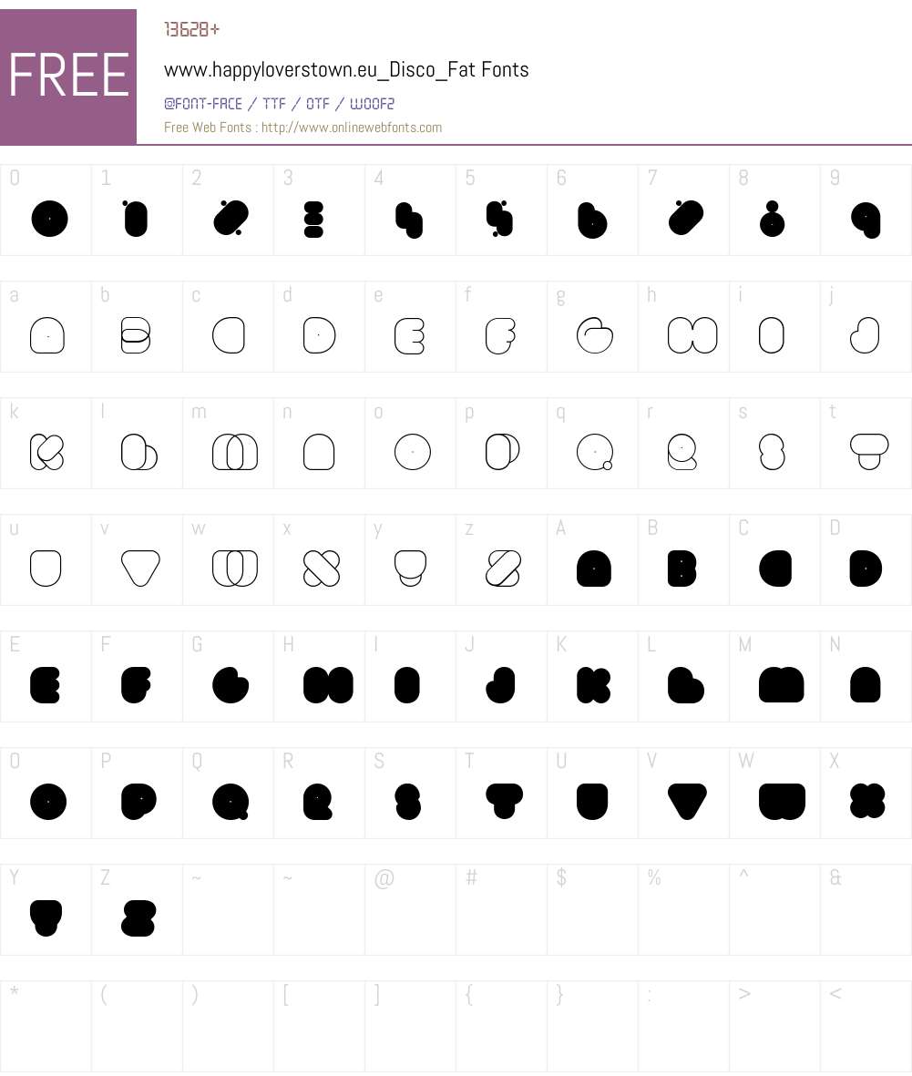 www.happyloverstown.eu_Disco_Fat Font Screenshots