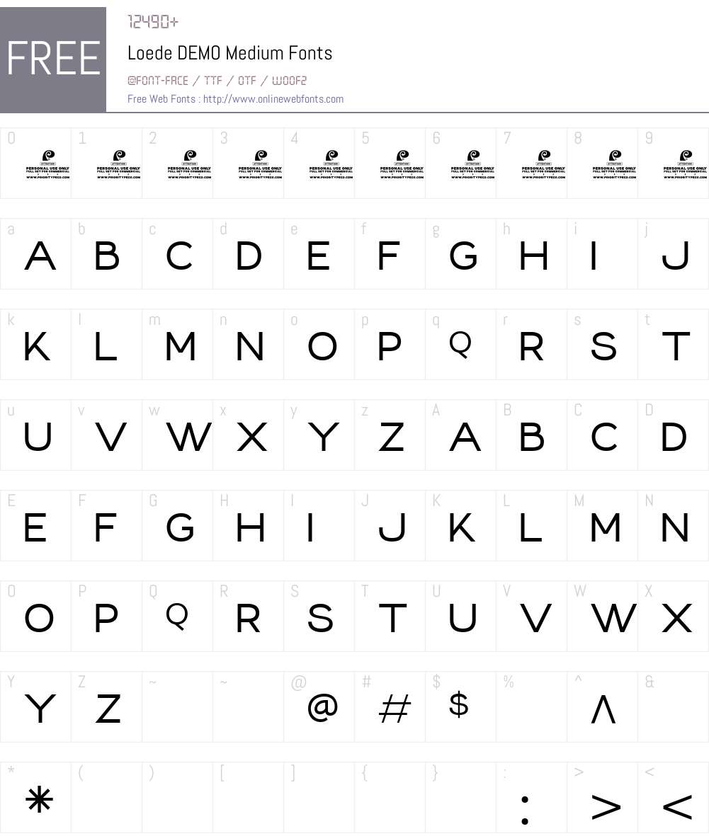 Loede Med 1.000 Fonts Free Download - OnlineWebFonts.COM