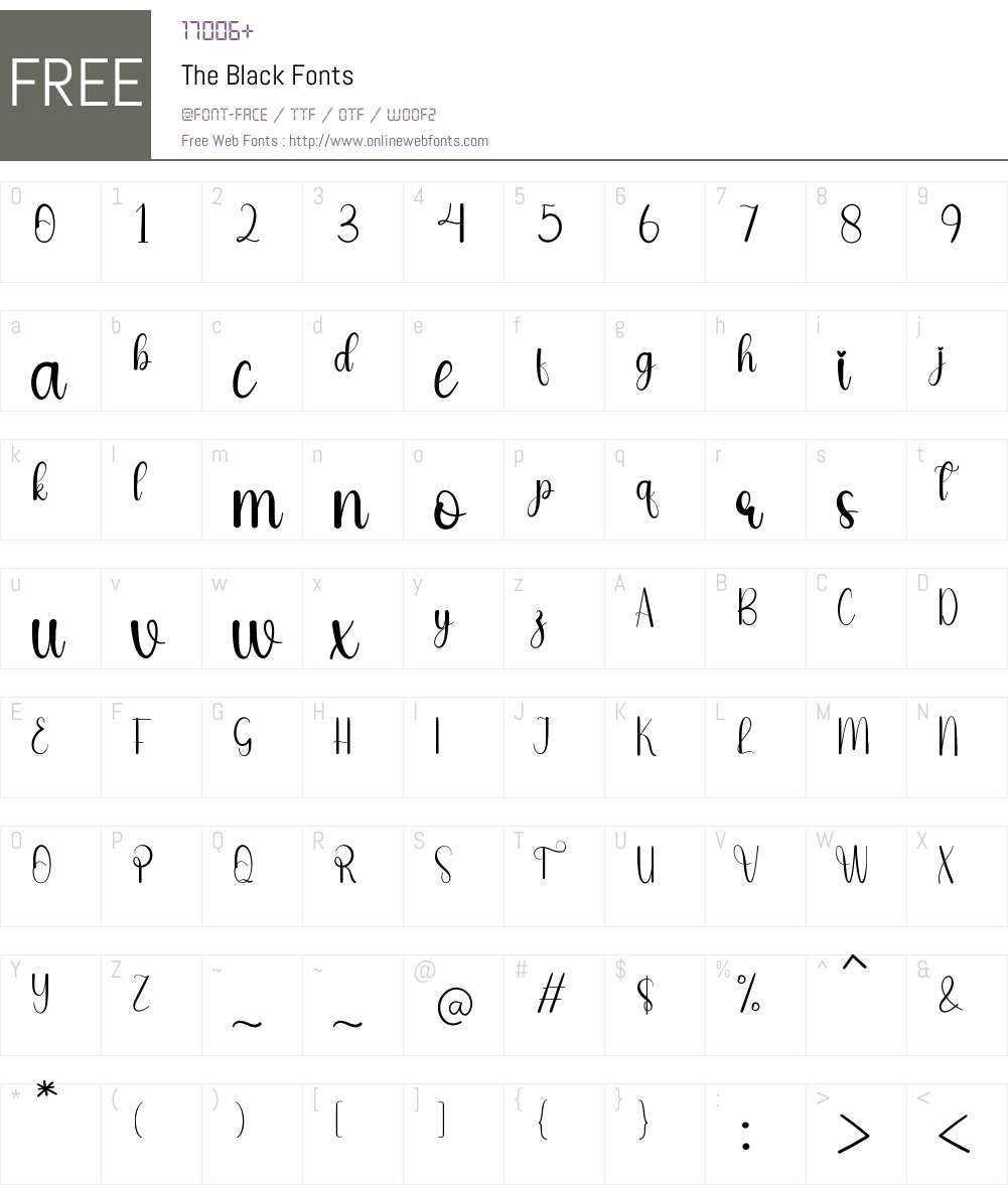 The Black 1.002;Fontself Maker 3.5.8 Fonts Free Download ...