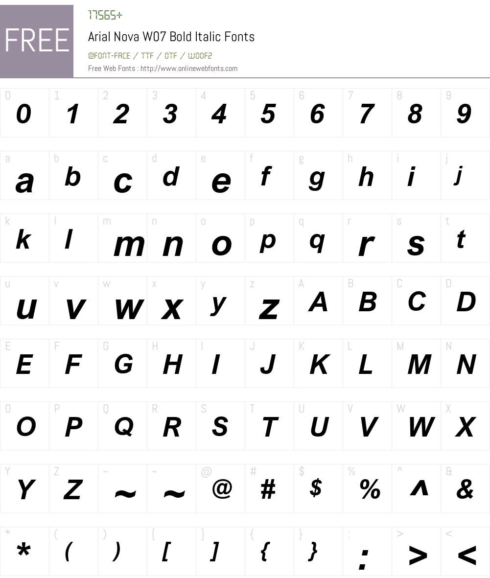 SCARICA ARIAL BOLD