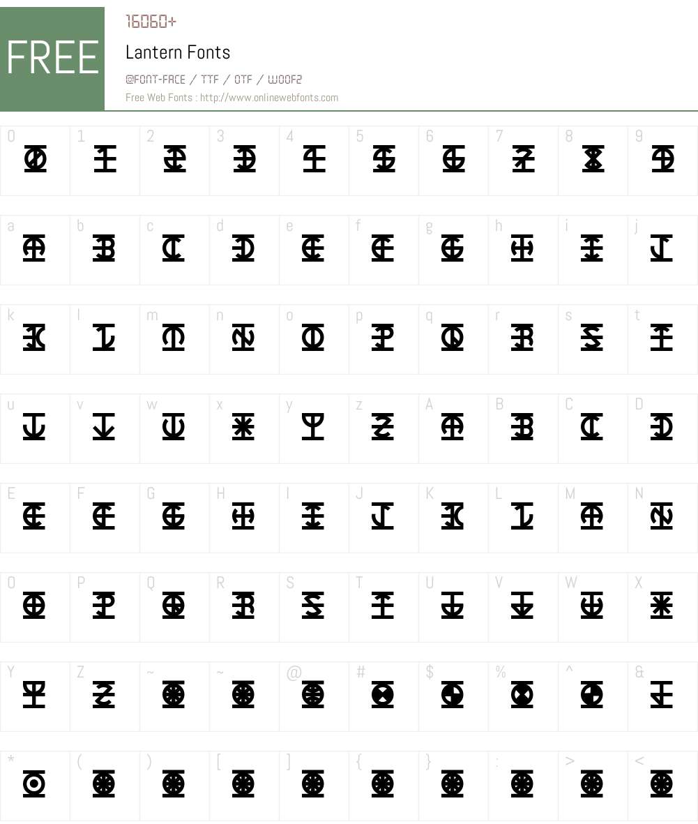 Lantern Font Screenshots