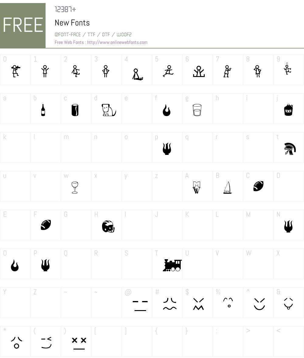 New Font Screenshots
