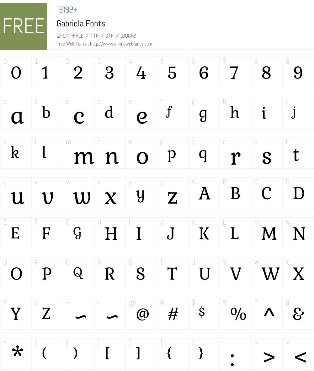 Gabriela Font Screenshots