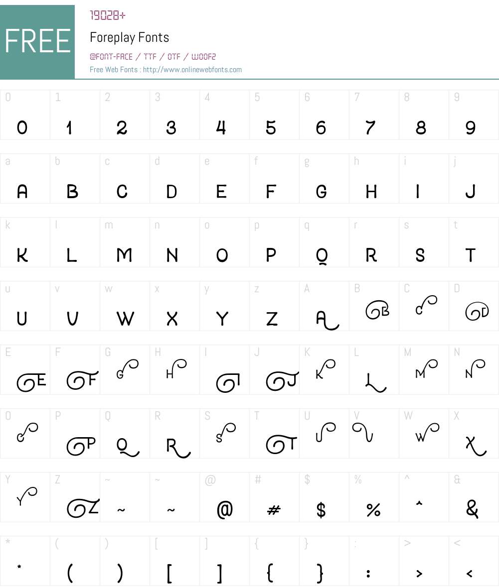 Foreplay Fonts Free Download - OnlineWebFonts.COM