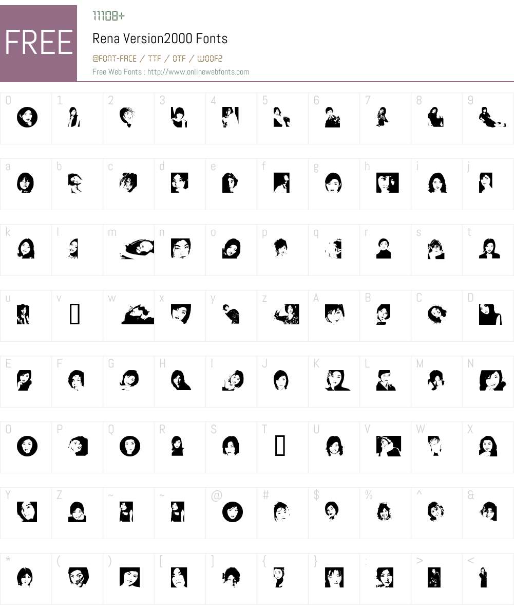 Rena Font Screenshots