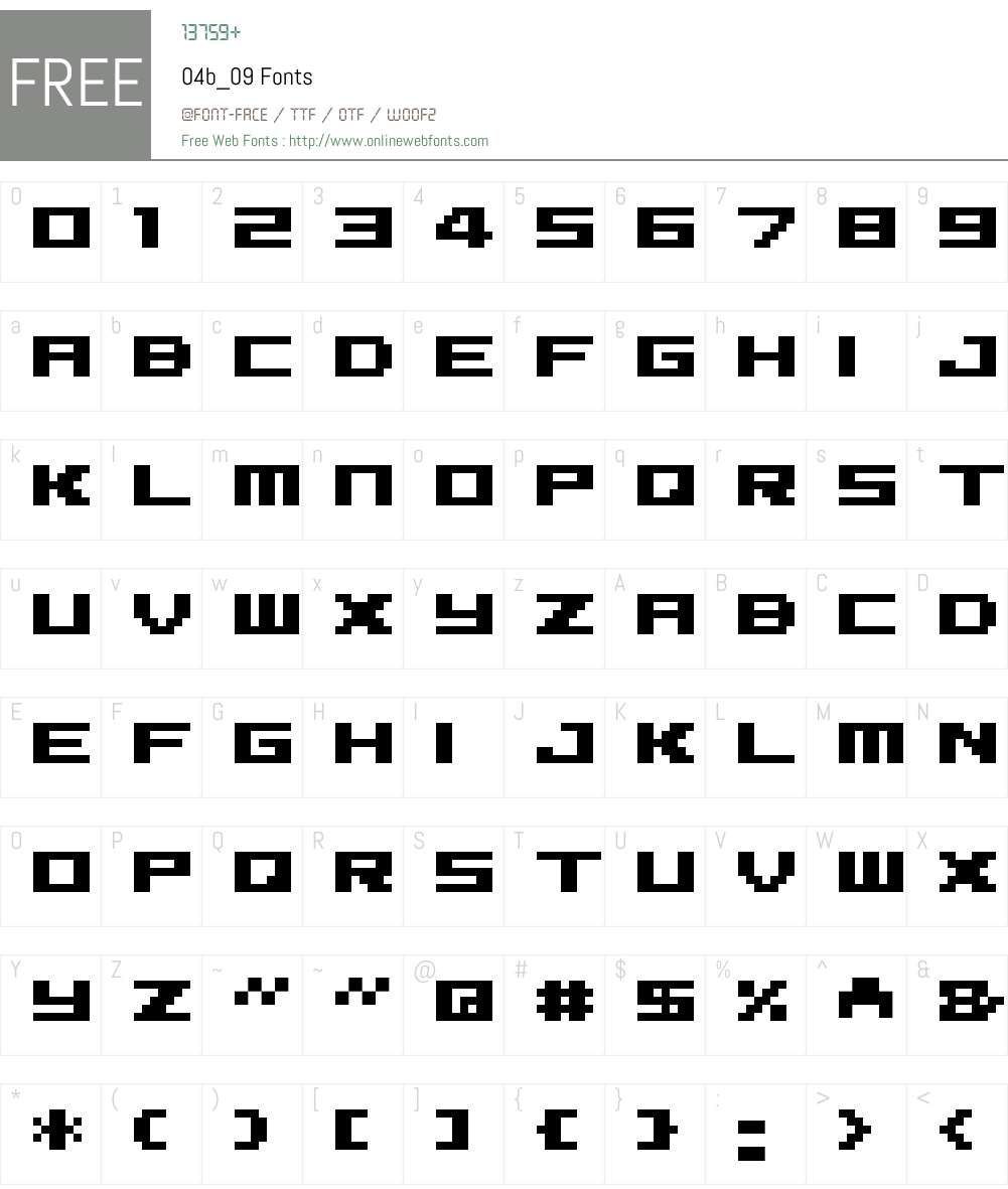 04b_09 Font Screenshots