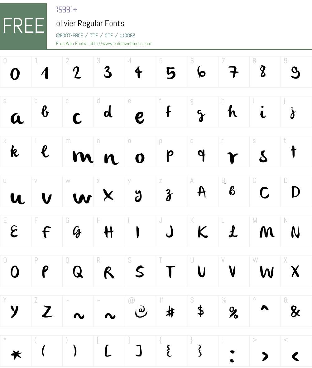 olivier Font Screenshots