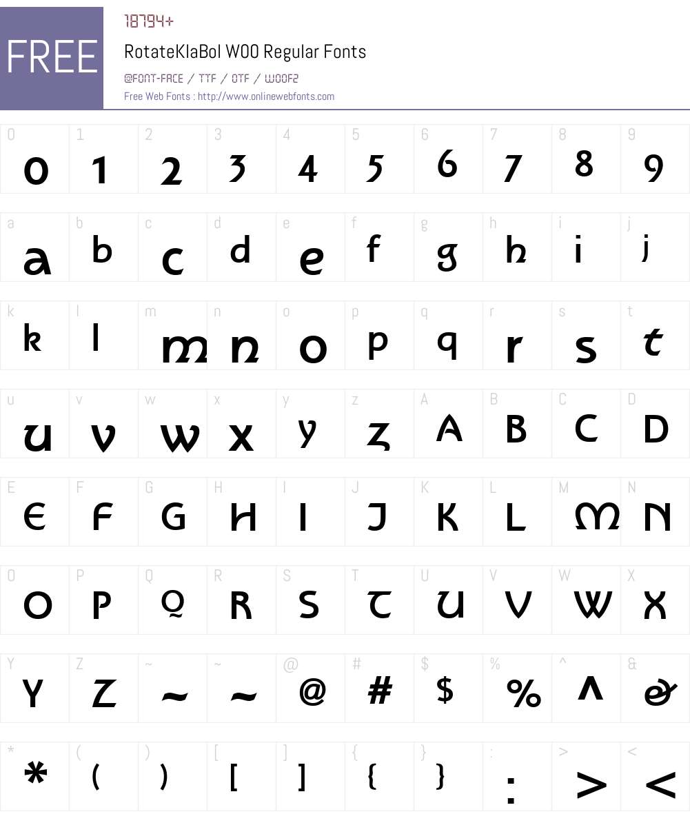 Rotate Font Screenshots