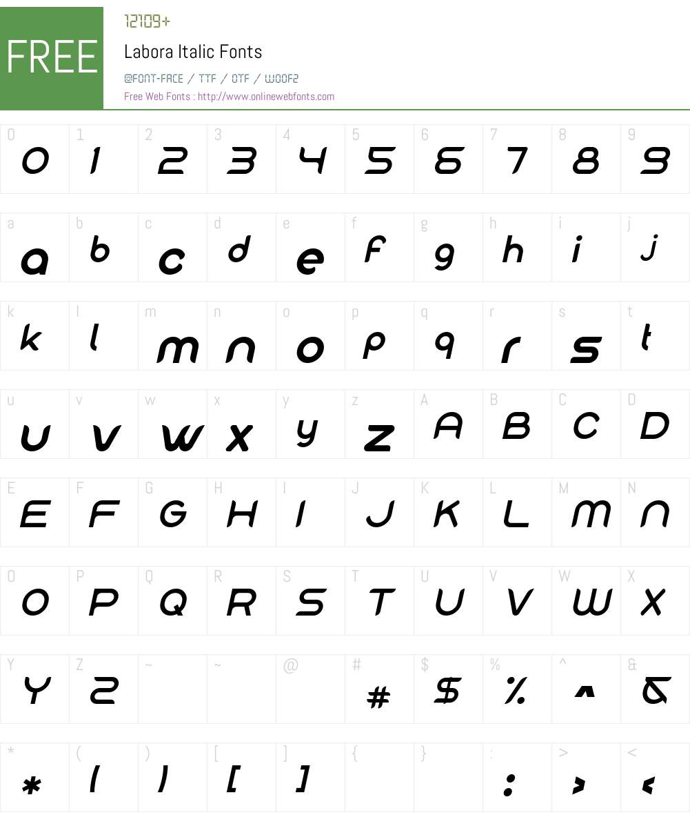 Labora 1.000;February 15, 2024;FontCreator 14.0.0.2901 64-bit Fonts ...