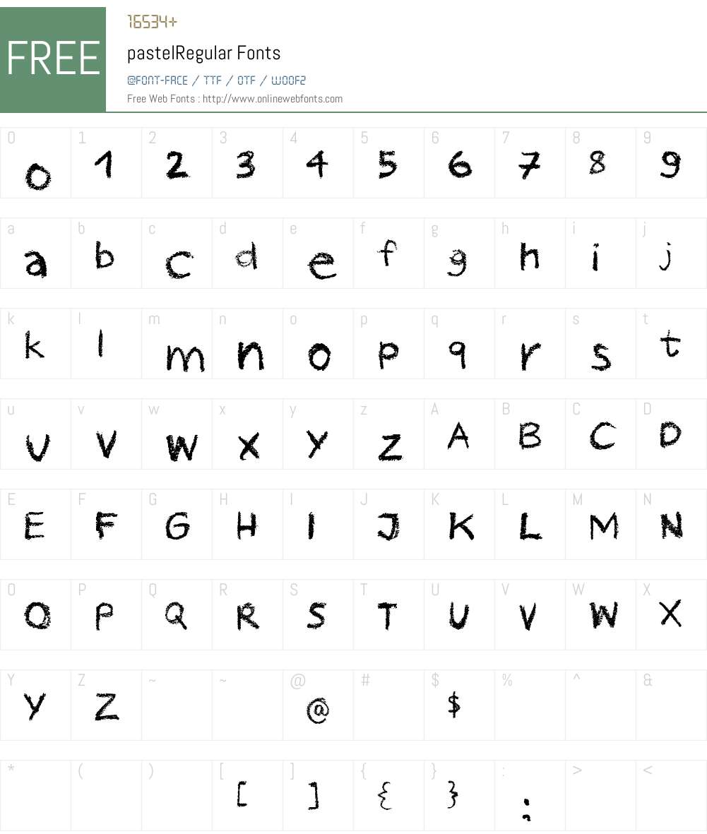 pastel Font Screenshots
