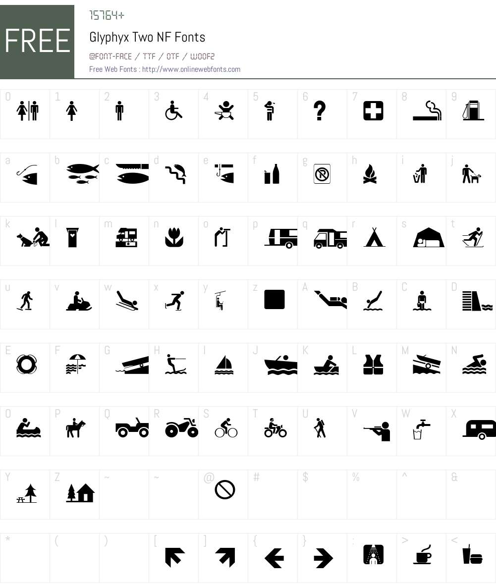 Glyphyx Two NF Font Screenshots