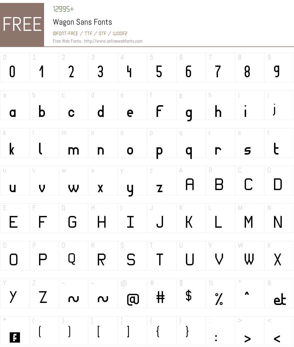 Wagon Sans Font Screenshots