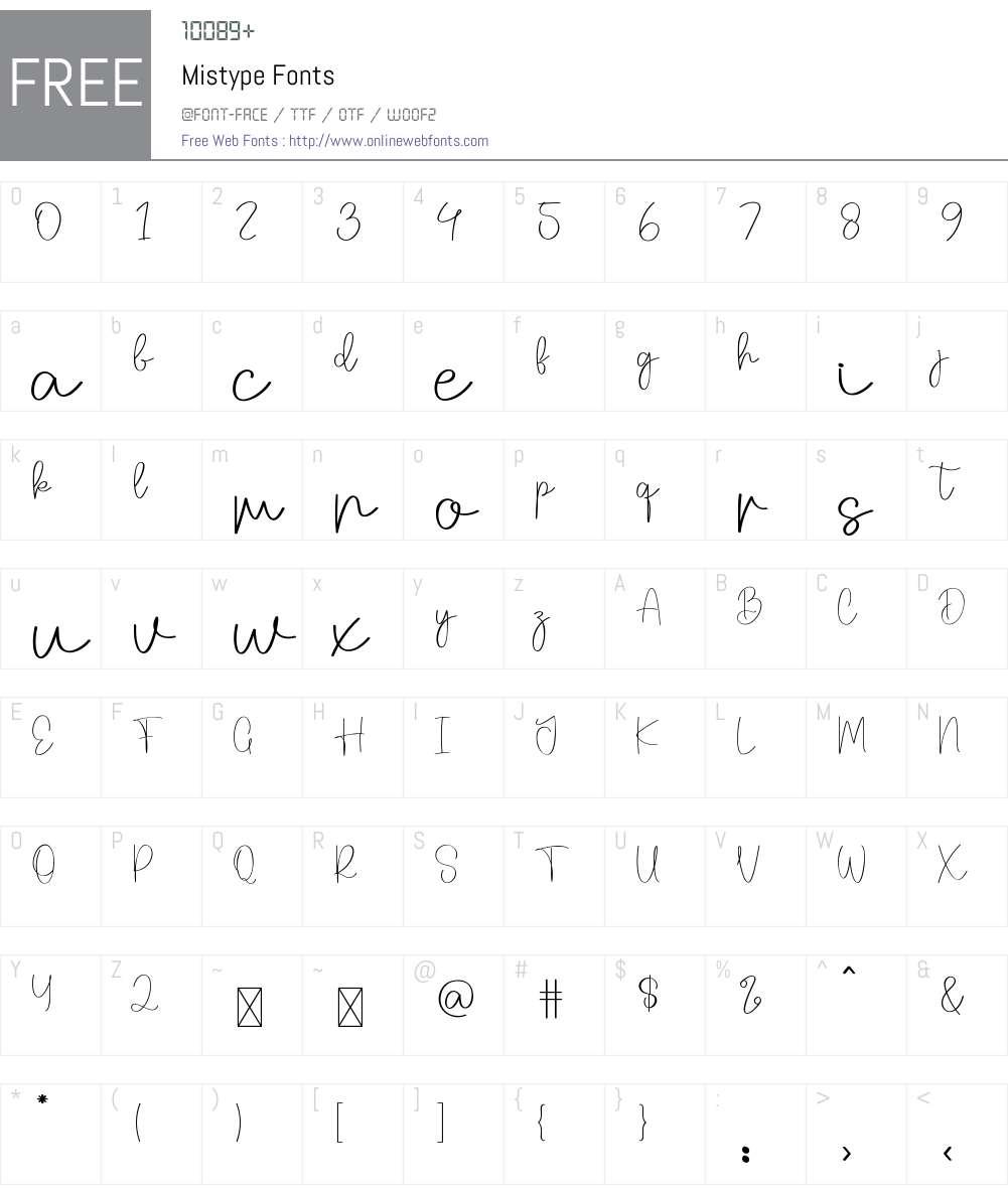 Mistype 1.002;Fontself Maker 3.5.8 Fonts Free Download - OnlineWebFonts.COM