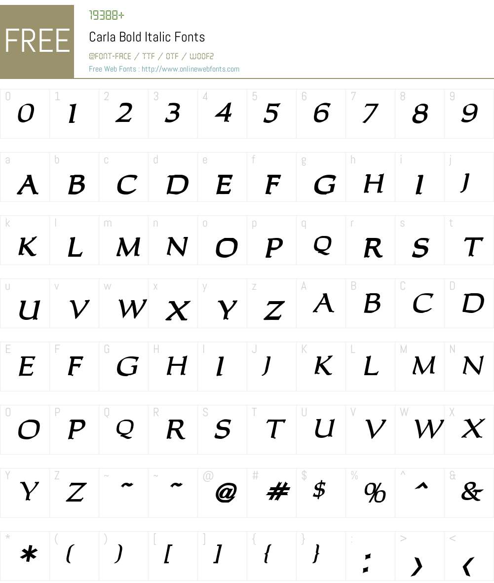Carla Font Screenshots