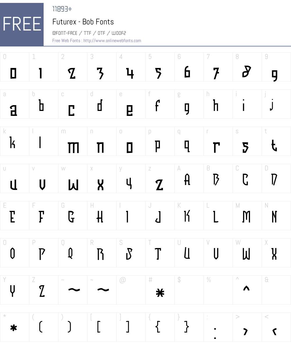 Futurex - Bob Font Screenshots