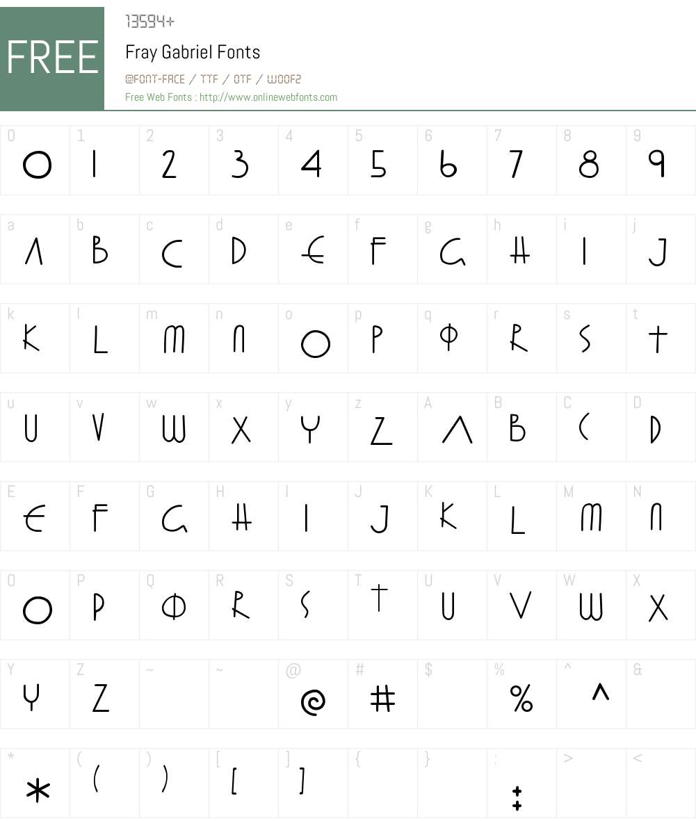 Fray Gabriel Font Screenshots