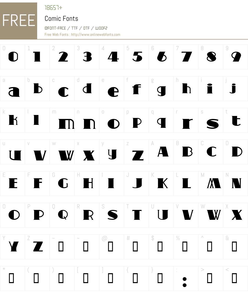 Comic Font Screenshots