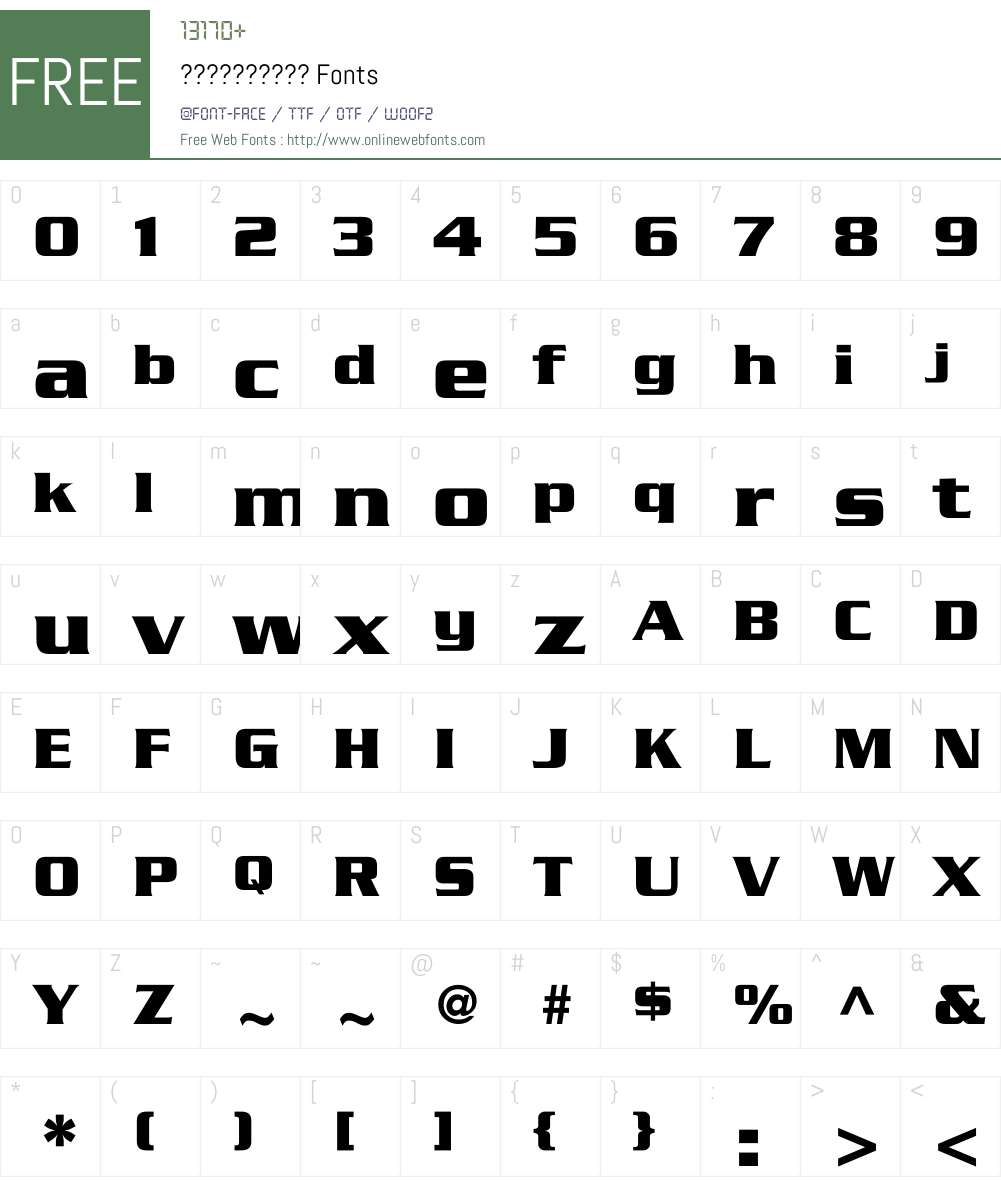 ?????????? Font Screenshots