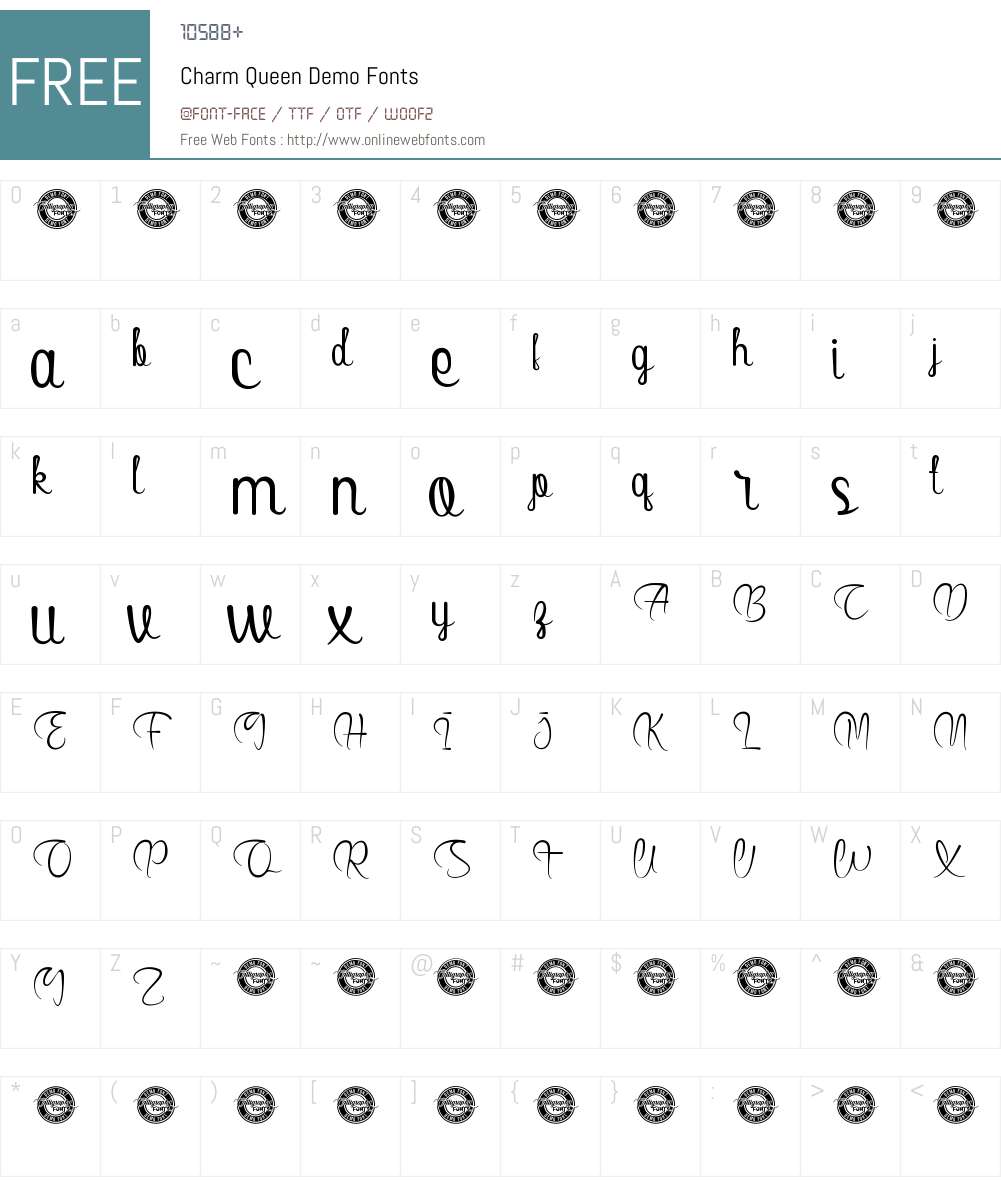 Charm Queen Demo 1.001;Fontself Maker 3.5.7 Fonts Free Download ...