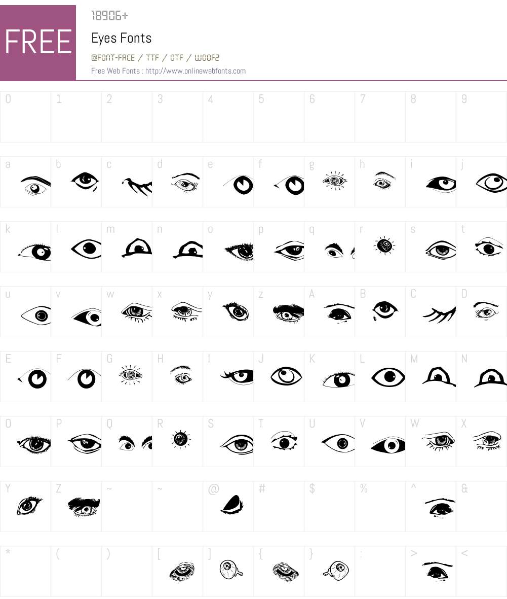 eyes-1-0-fonts-free-download-onlinewebfonts-com