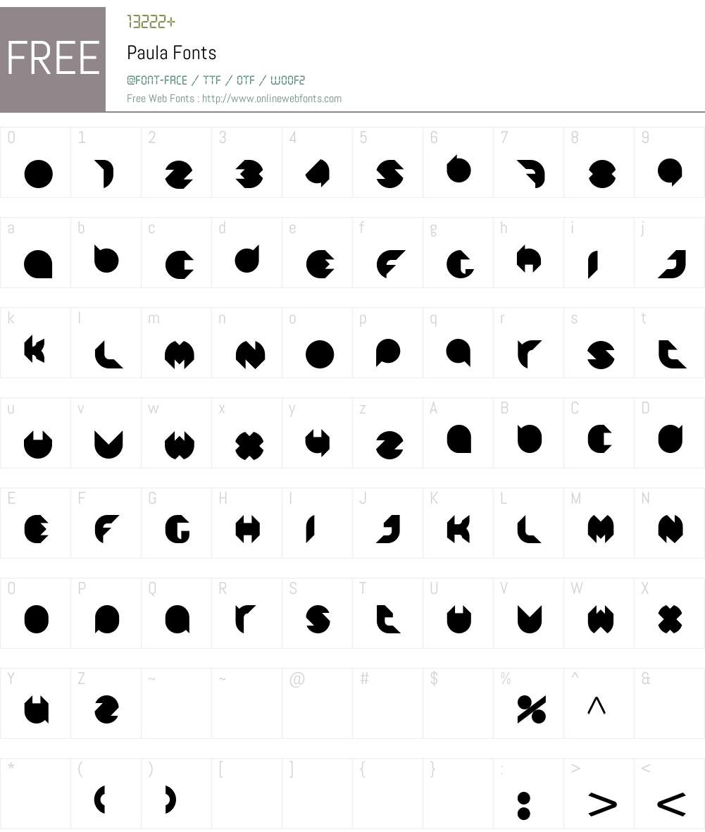 Paula Font Screenshots