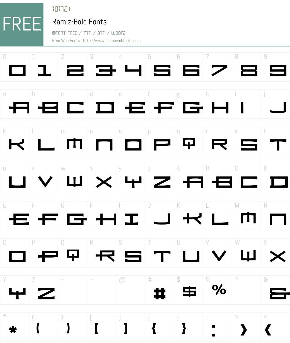 Ramiz Font Screenshots