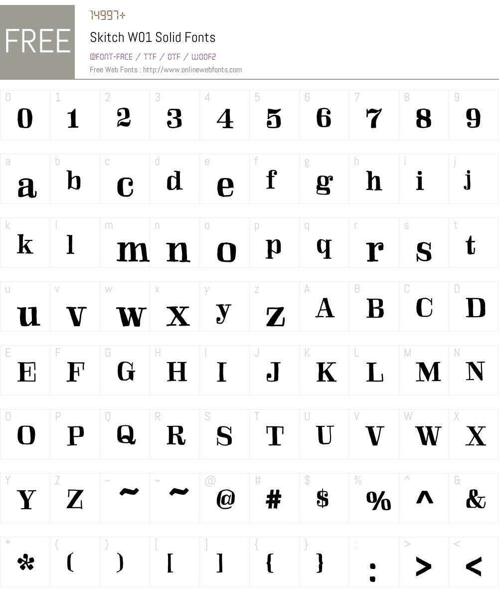 SkitchW01-Solid Font Screenshots