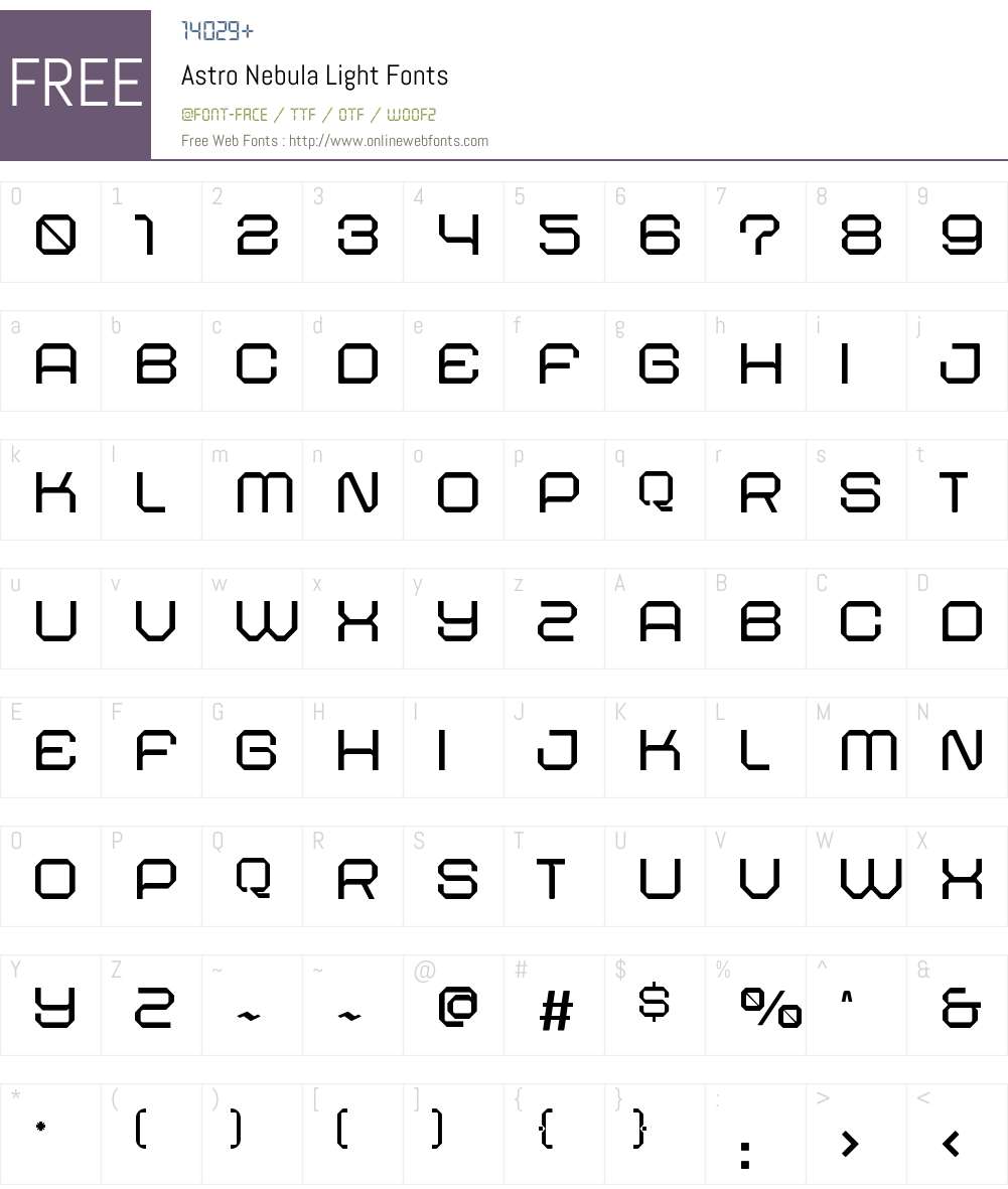 Astro Nebula Light 1.005;Fontself Maker 3.5.9 Fonts Free Download ...