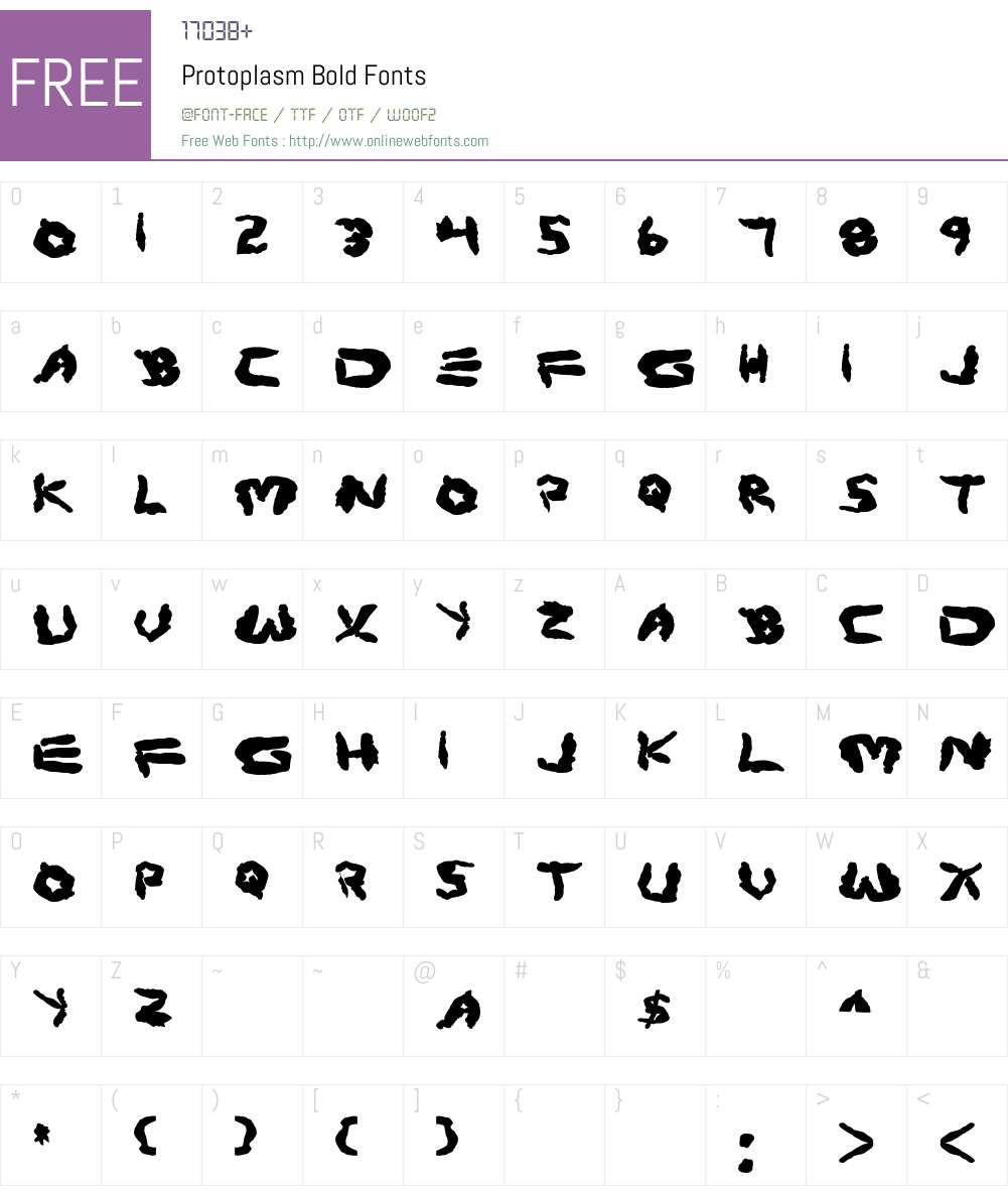 Protoplasm Bold Font Screenshots
