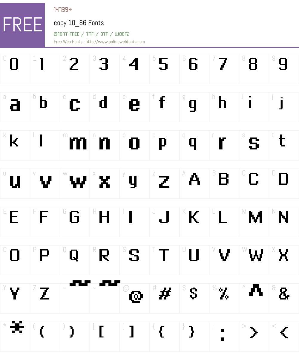 copy 10_66 Font Screenshots