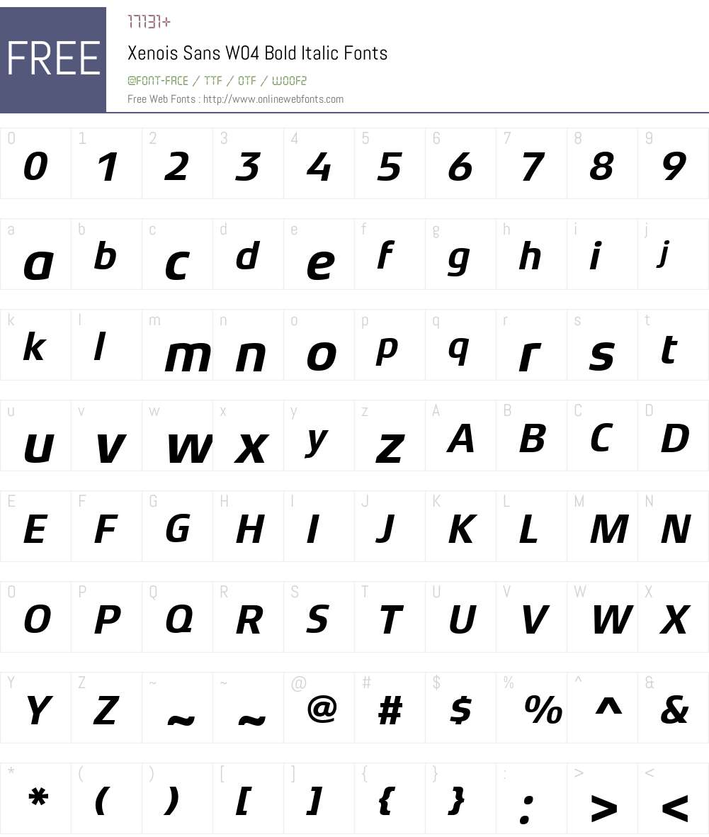 Xenois Sans Font Screenshots