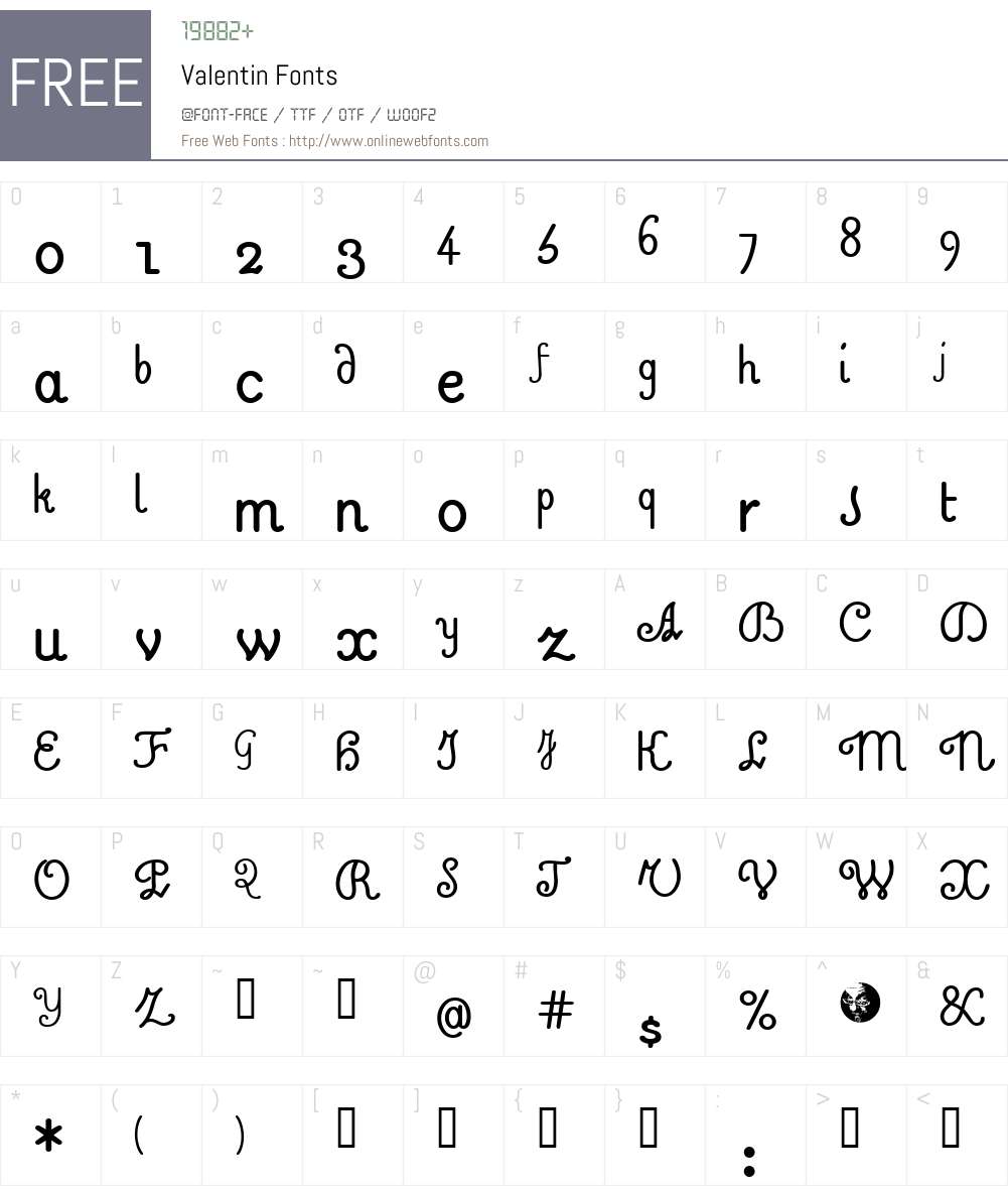 Valentin Font Screenshots