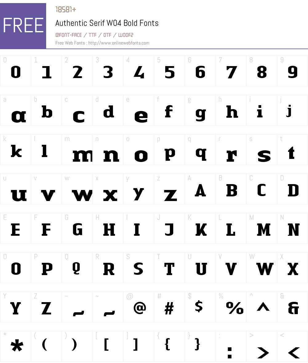 Linotype Authentic Serif Font Screenshots