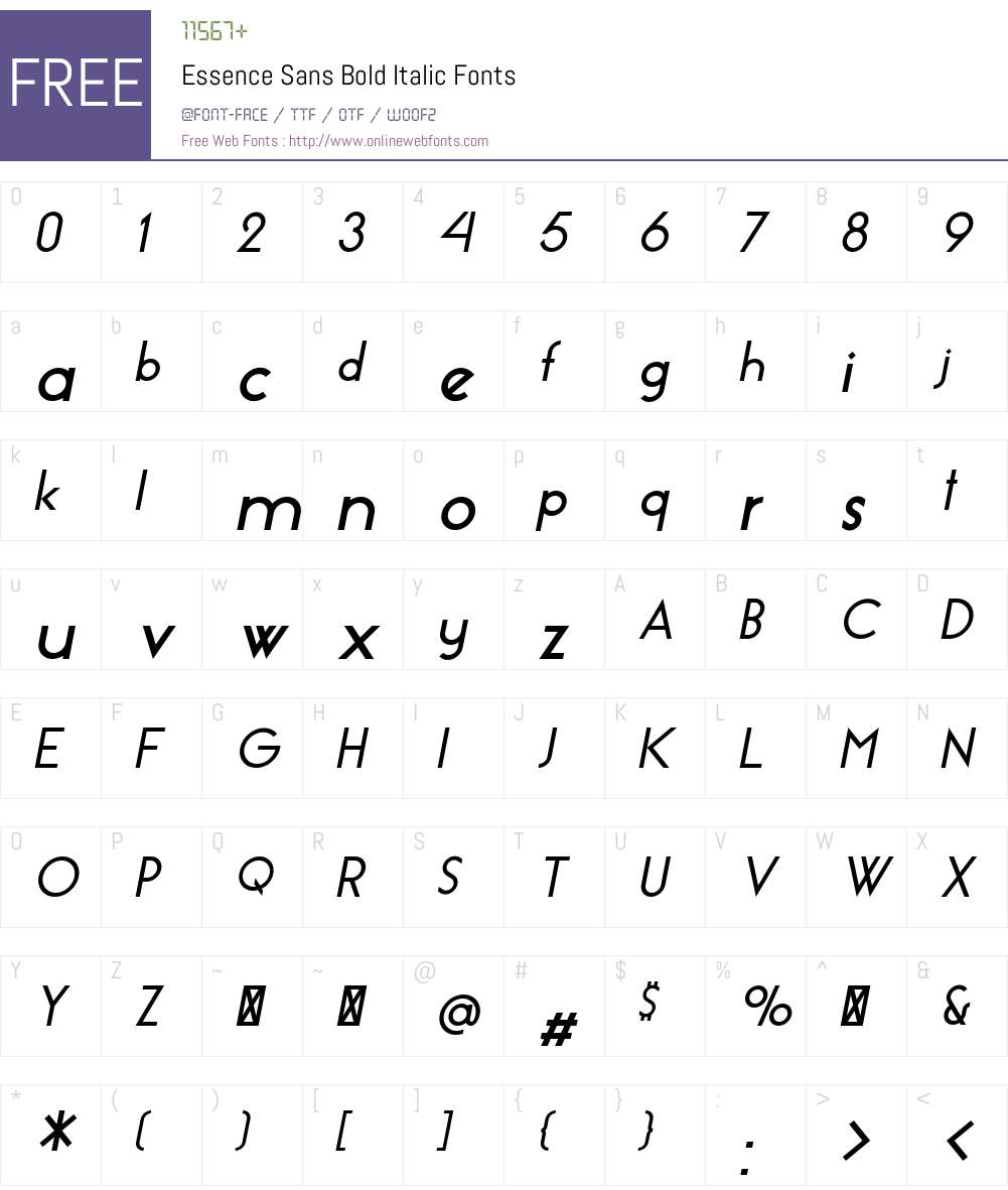 Essence Sans Font Screenshots