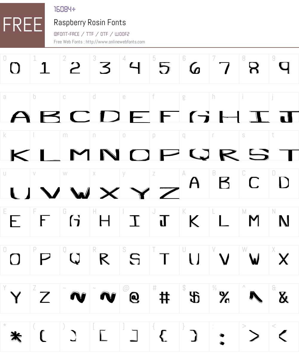 R Raspberry Font Raspberry Rosin Macromedia Fontographer 4.1 11/25/00 Fonts Free ...