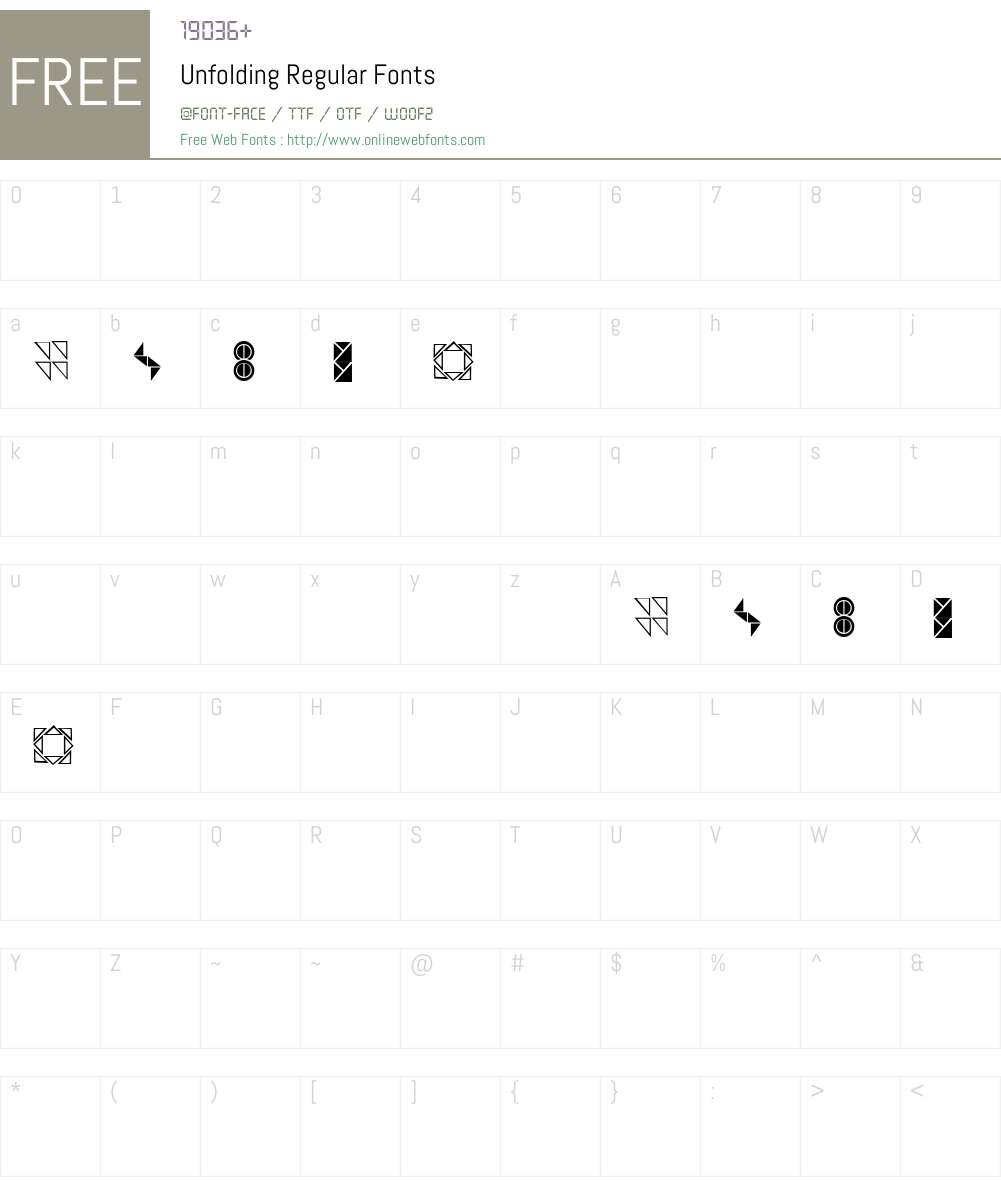 Undulating Font Unfolding 1.000 Fonts Free Download - OnlineWebFonts.COM
